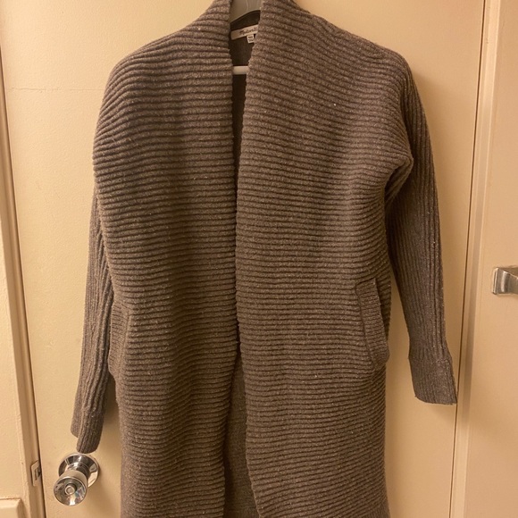 Madewell Fulton Heather Colored Sweater Coat - Picture 2 of 3